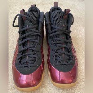 Burgundy With Peanut Butter Bottom Foamposites 7Y 644791-600